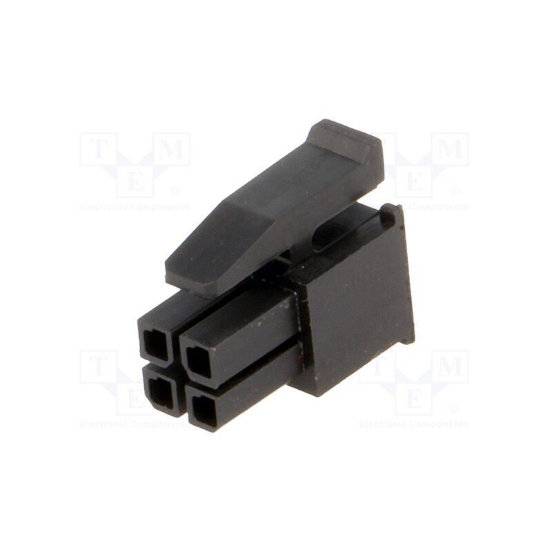 1 pcs x TE Connectivity - 794617-4 - Plug, wire-board, female, Micro MATE-N-LOK, 3mm, PIN: 4, for cable