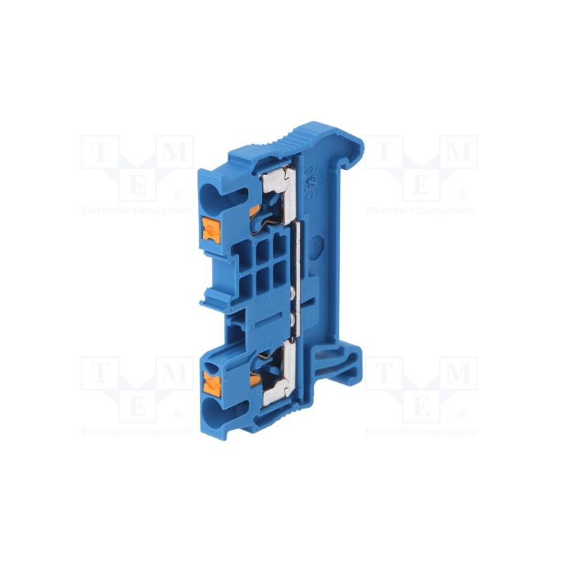 1 pcs x PHOENIX CONTACT - PT 2,5 BU – 3209523 - Splice terminal: rail, 0.14÷4mm2, ways: 1, terminals: 2, blue, PT