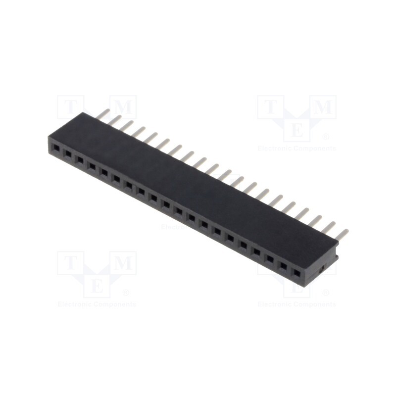 1 pcs x CONNFLY - DS1065-01-1*20S8BV - Socket, pin strips, female, PIN: 20, straight, 1.27mm, THT, 1x20