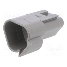 1 pcs x BULGIN - PX0101P03GY - Connector: wire-wire, PX0, male, plug, for cable, PIN: 3, grey, IP68