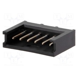 1 pcs x TE Connectivity - 280372-2 - Socket, wire-board, male, AMPMODU MOD II, 2.54mm, PIN: 6, THT