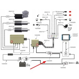 10230354 isobus harness at the front of the tractor
