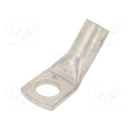 1 pcs x BM GROUP - BM0143145 - Tip: ring tube, M6, 10mm2, crimped, for cable, angled 45°, tinned