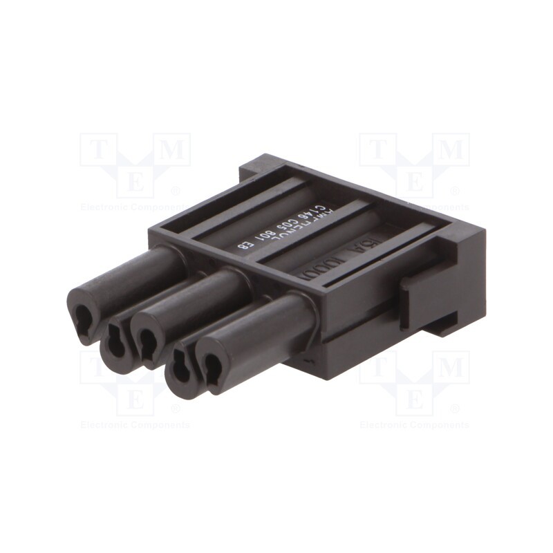 1 pcs x AMPHENOL - C146C05801E8 - Connector: HDC, module, female, C146,heavy|mate M, PIN: 5, 1kV