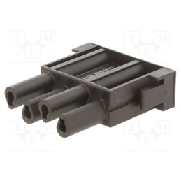 1 pcs x AMPHENOL - C146C04001E8 - Connector: HDC, module, female, C146,heavy|mate M, PIN: 4, 1kV