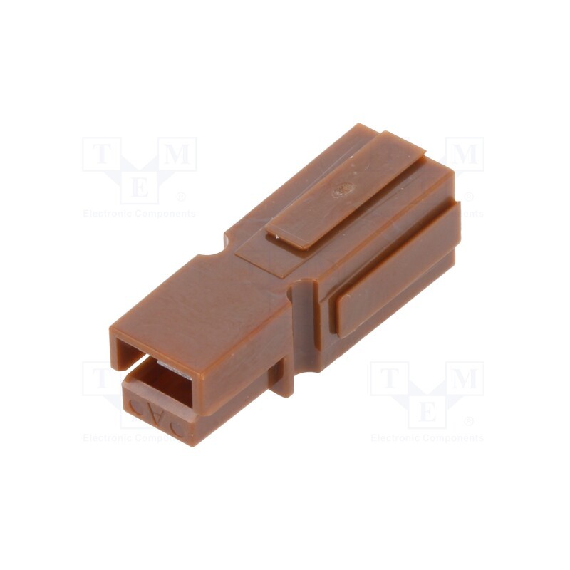 1 pcs x ANDERSON POWER PRODUCTS - 1327G21 - Plug, DC supply, Powerpole®,PP15/45, hermaphrodite, w/o contacts