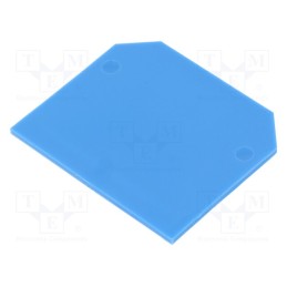 1 pcs x WEIDMu00dcLLER - 0279580000 AP SAK2.5 BL - End/partition plate, blue, SAK2.5