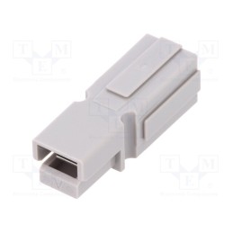 1 pcs x ANDERSON POWER PRODUCTS - 1327G18 - Plug, DC supply, Powerpole®,PP15/45, hermaphrodite, w/o contacts