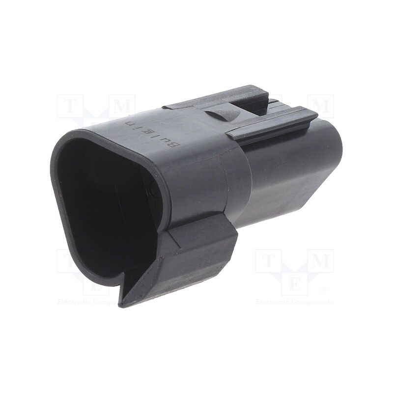 1 pcs x BULGIN - PX0101P03BK - Connector: wire-wire, PX0, male, plug, for cable, PIN: 3, black, IP68