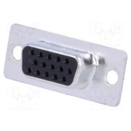 1 pcs x Amphenol Communications Solutions - L77HDE15S - D-Sub HD, PIN: 15, plug, female, for cable, soldering