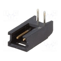 1 pcs x TE Connectivity - 280377-2 - Socket, wire-board, male, AMPMODU MOD II, 2.54mm, PIN: 2, THT