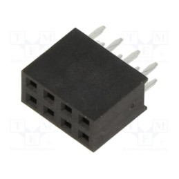 1 pcs x HARWIN - M20-7830446 - Socket, pin strips, female, 2.54mm, PIN: 8, THT, on PCBs, tinned