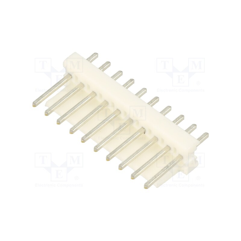 1 pcs x TE Connectivity - 1-640454-0 - Socket, wire-board, male, PIN: 10, polarized, 2.54mm, THT, MTA-100