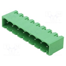 1 pcs x AMPHENOL ANYTEK - OQ0854500000G - Pluggable terminal block, 5.08mm, ways: 8, straight, socket, male