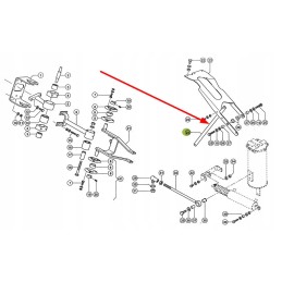 757686 0 upper sieve control bracket
