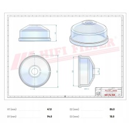 Mo3429 glass bowl fuel separator hifi filter