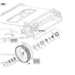 Pulley new holland 47875255 cnh