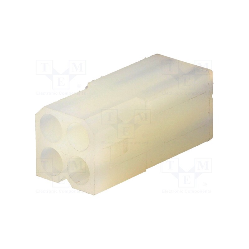 1 pcs x MOLEX - 3091049 - Plug, wire-wire/PCB, male/female, Standard .093', 5.03mm, PIN: 4