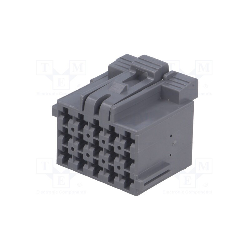 1 pcs x TE Connectivity - 1-967623-6 - Connector: wire-wire, JPT, female, plug, for cable, PIN: 15, grey