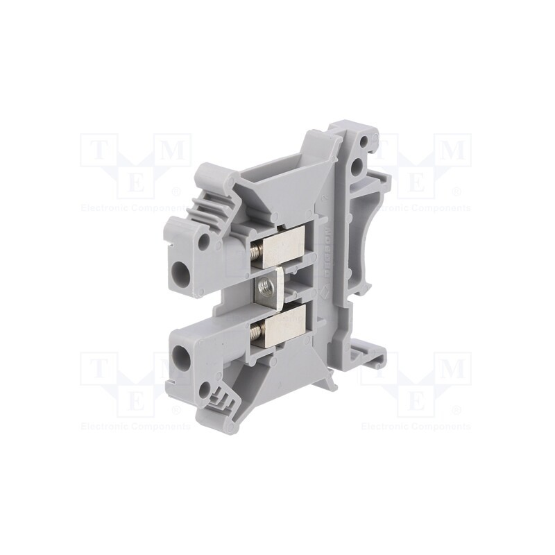 1 pcs x DEGSON ELECTRONICS - PC-4-01P-11 - Splice terminal: rail, 0.2÷4mm2, ways: 1, terminals: 2, grey, PC