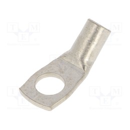 1 pcs x BM GROUP - BM0164345 - Tip: ring tube, M10, 25mm2, crimped, for cable, angled 45°, tinned