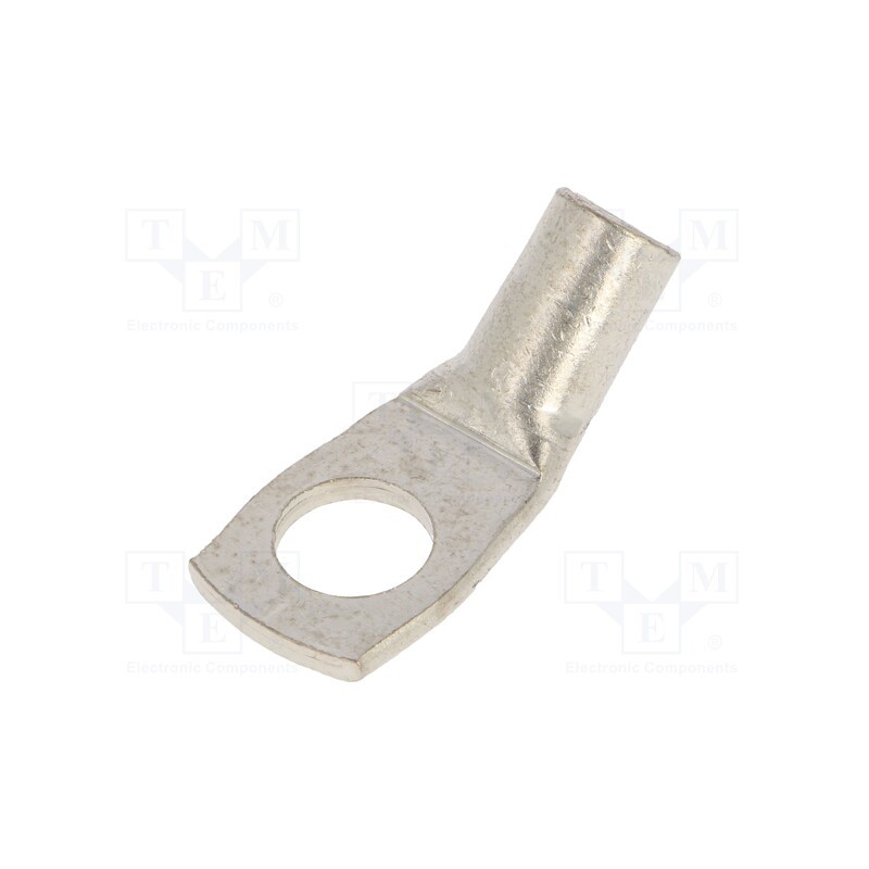 1 pcs x BM GROUP - BM0164345 - Tip: ring tube, M10, 25mm2, crimped, for cable, angled 45°, tinned