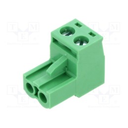 1 pcs x AMPHENOL ANYTEK - TJ0251530000G - Pluggable terminal block, 5.08mm, ways: 2, straight, plug, female