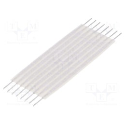 1 pcs x TE Connectivity - 3-1437130-6 - Connector: jumper cable, Cable ph: 1.27mm, L: 25.4mm, straight