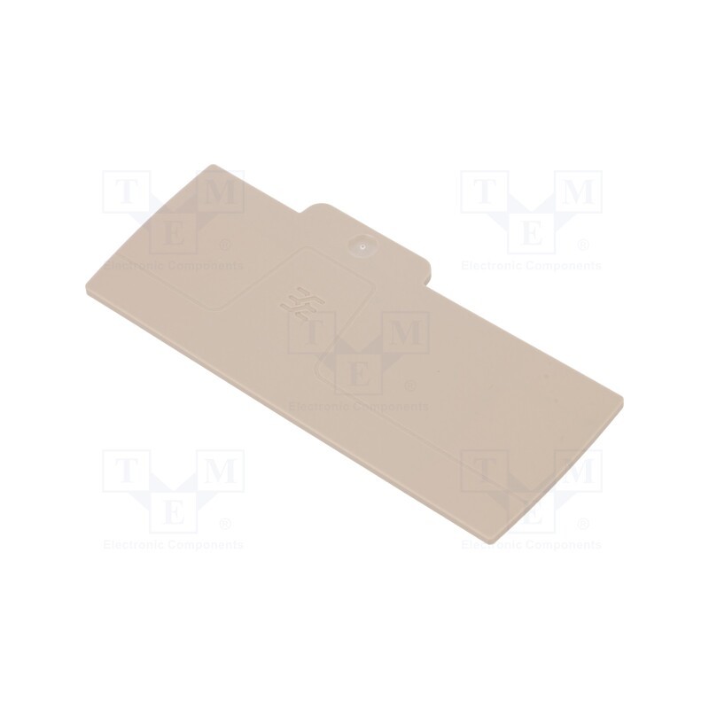 1 pcs x WEIDMu00dcLLER - 2490530000 AEP 3C 10/16 - End plate, colourless, A series
