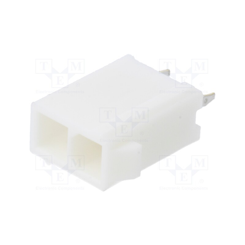 1 pcs x MOLEX - 39310020 - Socket, wire-board, male, Mini-Fit Jr, 4.2mm, PIN: 2, THT, 9A, tinned