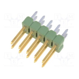1 pcs x TE Connectivity - 826632-5 - Pin header, pin strips, AMPMODU MOD II, male, PIN: 10, straight