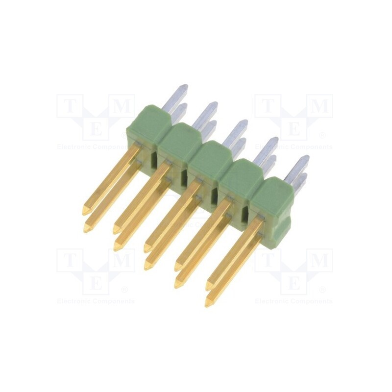 1 pcs x TE Connectivity - 826632-5 - Pin header, pin strips, AMPMODU MOD II, male, PIN: 10, straight