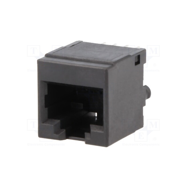 1 pcs x BEL FUSE - SS-650810-A-NF - Socket, RJ45, PIN: 8, Layout: 8p8c, on PCBs, THT, straight