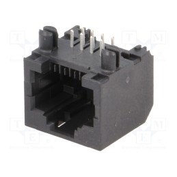 1 pcs x Amphenol Communications Solutions - RJHSE-5080 - Socket, RJ45, PIN: 8, Cat: 5, unshielded, Layout: 8p8c, THT