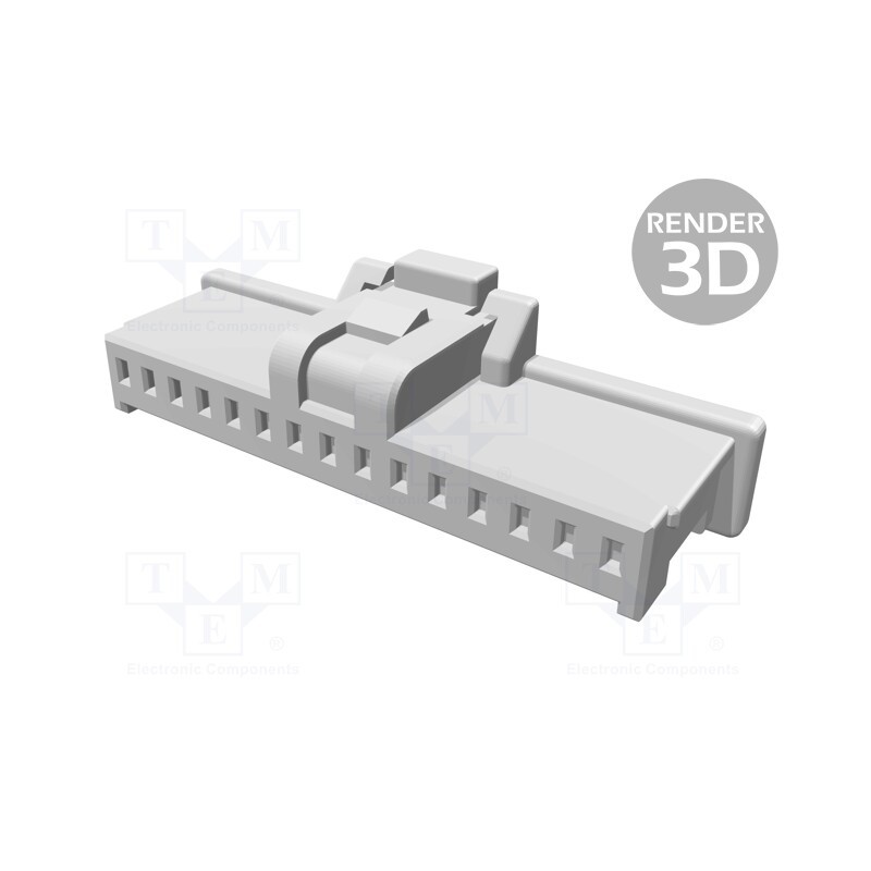 1 pcs x MOLEX - 5013301500 - Plug, wire-board, female, Pico-Clasp, 1mm, PIN: 15, w/o contacts