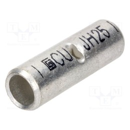 1 pcs x OUNEVA - VA03-0035 JH25 - Tip: butt splice, copper, 25mm2, tinned