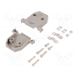1 pcs x Amphenol Communications Solutions - 8630CH15UNCLF - Enclosure: for D-Sub connectors, D-Sub 15pin,D-Sub HD 26pin