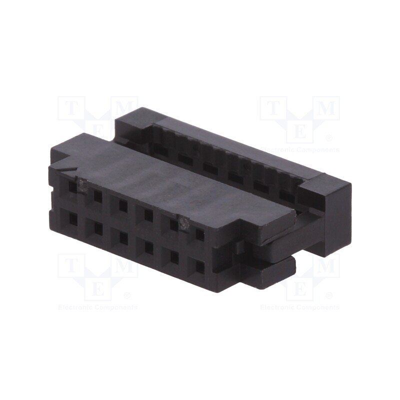 1 pcs x Amphenol Communications Solutions - 89361-112LF - Plug, IDC, female, PIN: 12, without strain relief, IDC, 1mm, Minitek