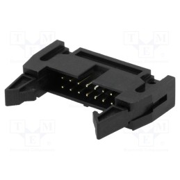 1 pcs x Amphenol Communications Solutions - T816114A1S102CEU - Socket, IDC, male, PIN: 14, straight, with ejector, THT, 2.54mm