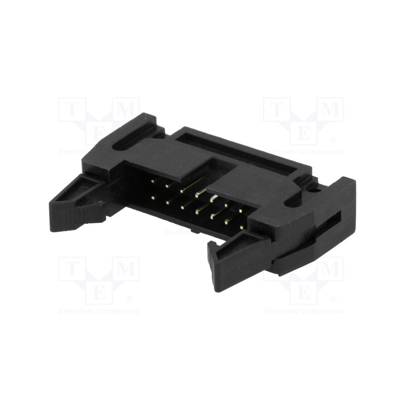 1 pcs x Amphenol Communications Solutions - T816114A1S102CEU - Socket, IDC, male, PIN: 14, straight, with ejector, THT, 2.54mm