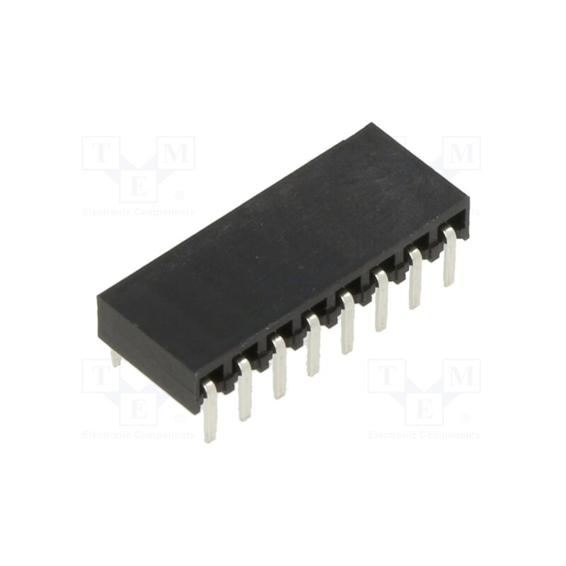 1 pcs x HARWIN - M20-7890846 - Socket, pin strips, female, 2.54mm, PIN: 8, THT, on PCBs, tinned