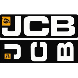 Sticker stickers on the frame of jcb 3cx 4cx new