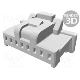 1 pcs x MOLEX - 5013300800 - Plug, wire-board, female, Pico-Clasp, 1mm, PIN: 8, w/o contacts