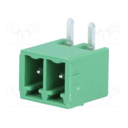 1 pcs x PHOENIX CONTACT - MC 1,5/ 2-G-3,81 1803277 - Pluggable terminal block, 3.81mm, ways: 2, angled 90°, socket