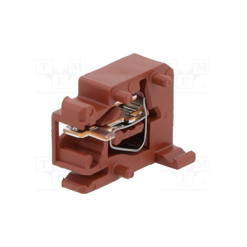 1 pcs x WEIDMu00dcLLER - 1650370000 ZVL 1.5 BR - Splice terminal: rail, 1.5mm2, ways: 1, terminals: 1, brown, wemid
