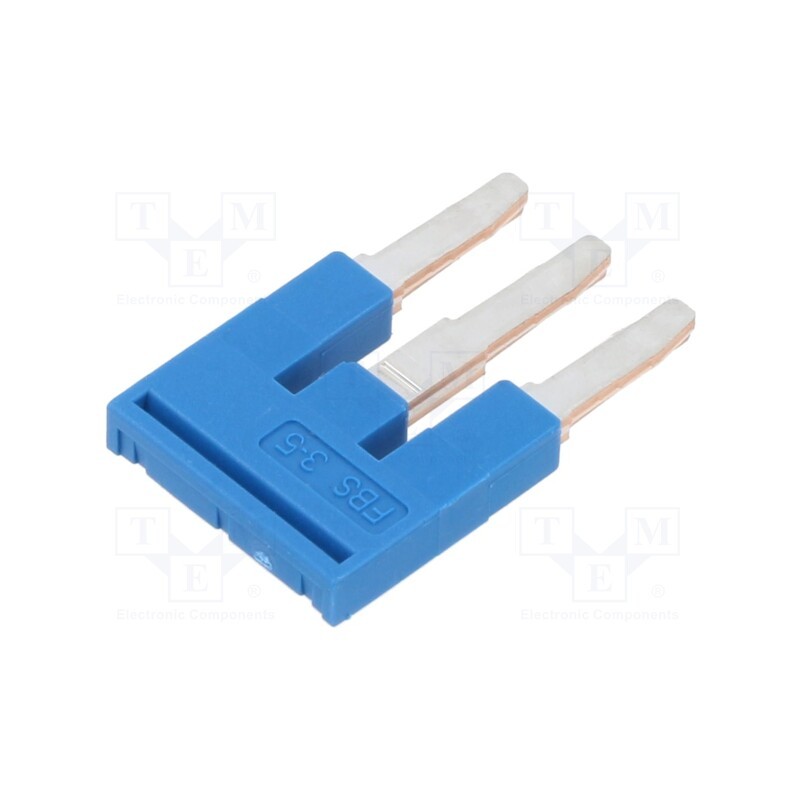 1 pcs x PHOENIX CONTACT - 3036880 - Comb bridge, ways: 3, blue, Width: 5mm, UL94V-0