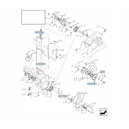Sprocket from 37 combine New Holland CR CX 84442293 CN