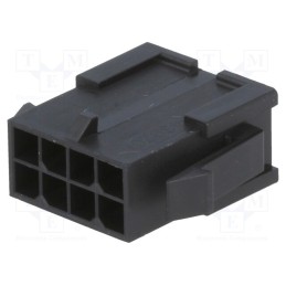 1 pcs x MOLEX - 430200800 - Plug, wire-wire, male, Micro-Fit 3.0, 3mm, PIN: 8, w/o contacts