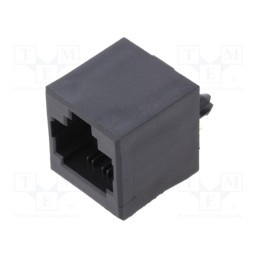 1 pcs x EDAC - A00-108-220-450 - Socket, RJ45, PIN: 8, Cat: 5, Layout: 8p8c, THT, straight