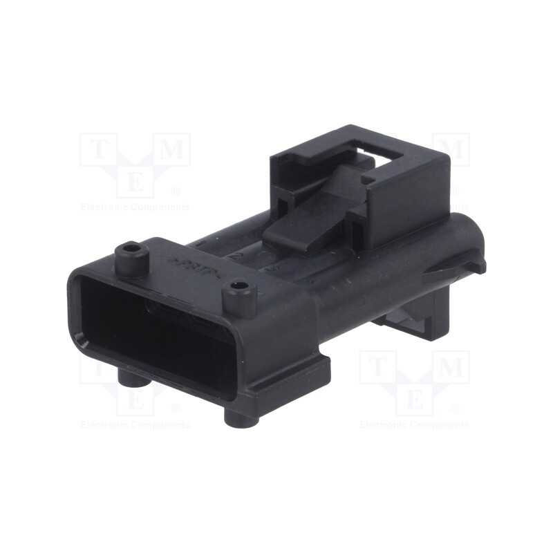 1 pcs x TE Connectivity - 1-965261-1 - Connector: automotive, JPT, male, plug, for cable, PIN: 4, black
